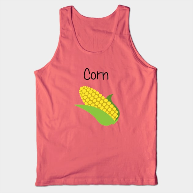 Yellow Corn on the Cob Tank Top by EclecticWarrior101